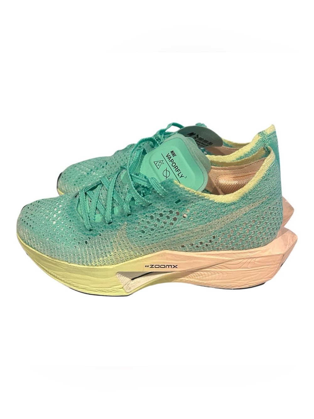 Nike Vaporfly Women's Mint/Yellow Gradient Running Shoes